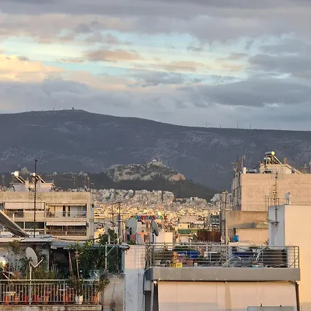 Sunny Private Jacuzzi Hydromassage Acropolis & Lycabettus Far View Parking 300m Metro Peristeri Αθήνα